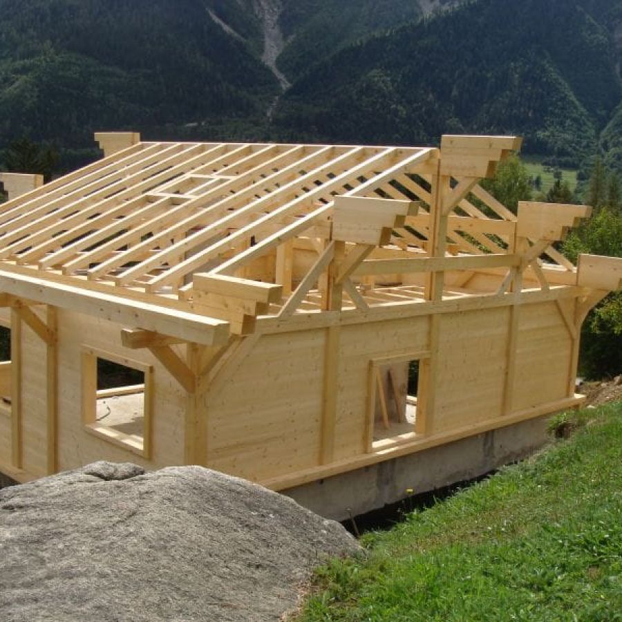 Construction d'un chalet