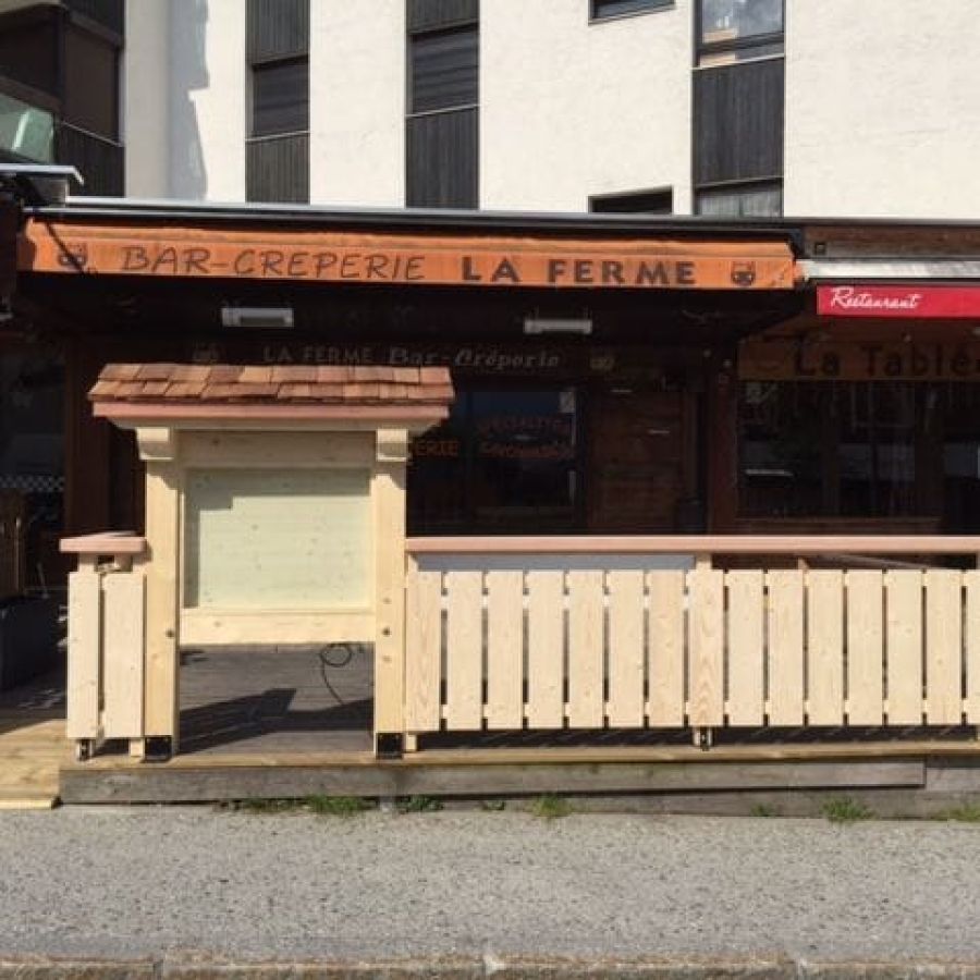 Palissade et porte menu