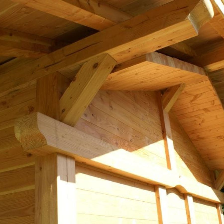 Double toiture mazot à l'ancienne